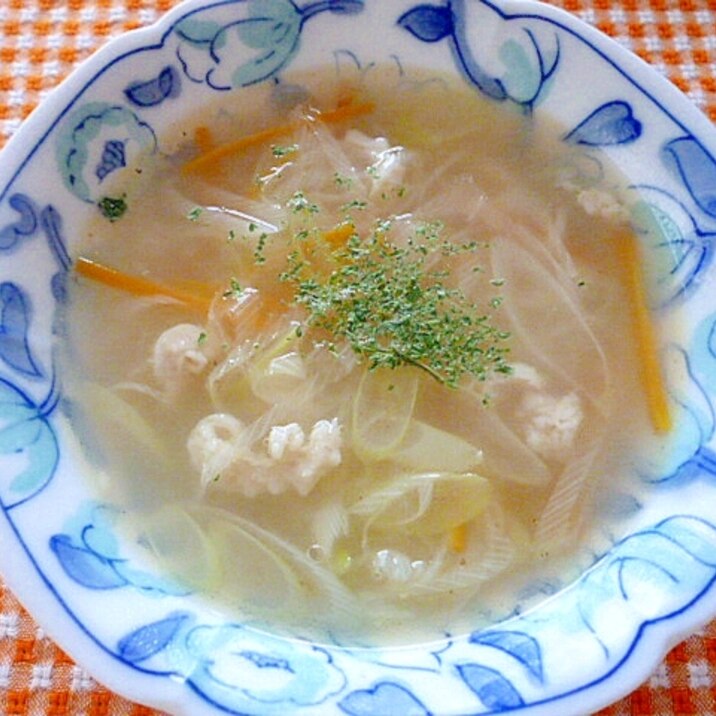 白ねぎのスープ